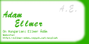 adam ellmer business card